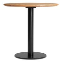 Easy Round Dining Table in White Oak - Angle 1