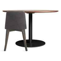 Easy Round Dining Table in Walnut - Angle 3