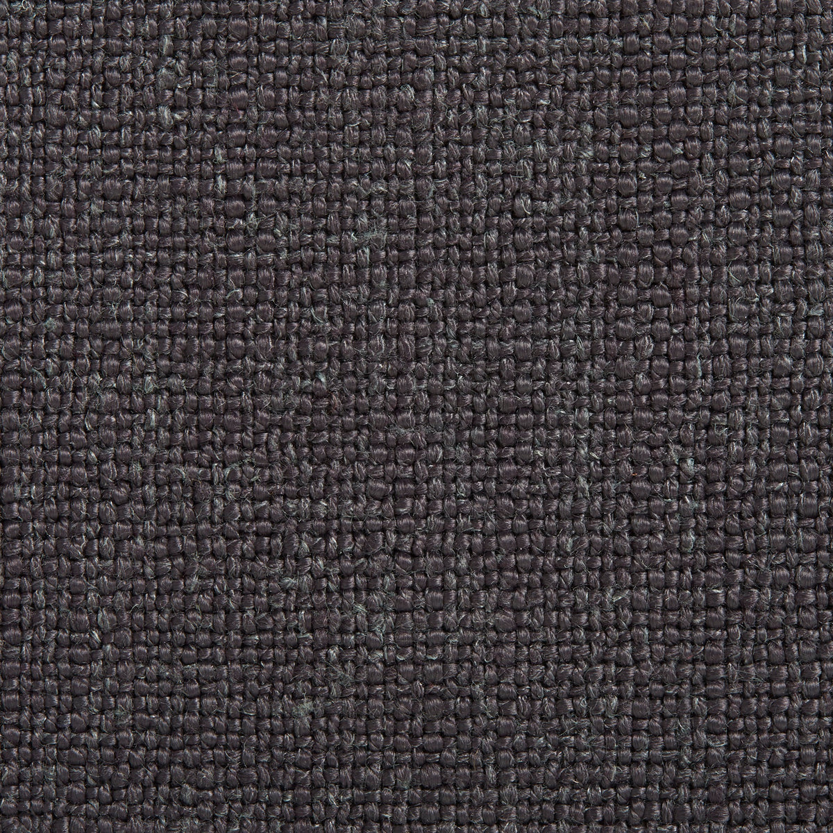 Close-up view of a charcoal gray fabric texture.