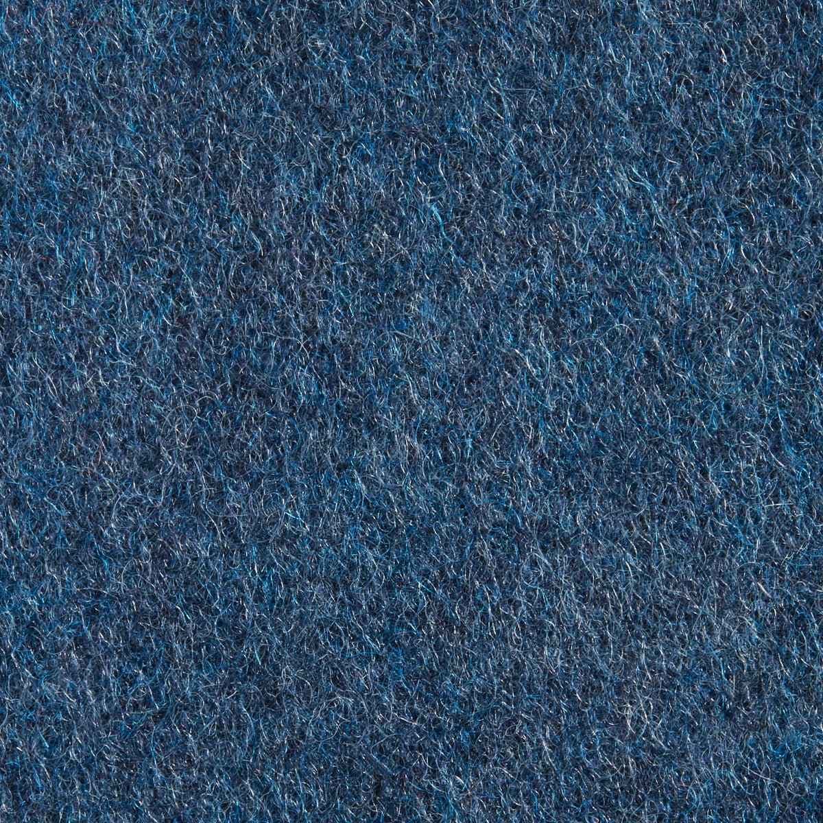 Close-up view of a blue textured fabric or material