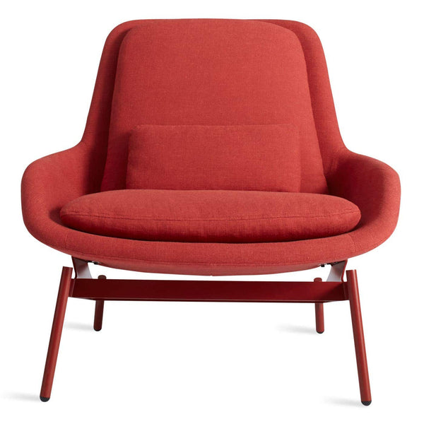 Field Lounge Chair in Craig Red - Angle 1