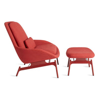Field Lounge Chair in Craig Red - Angle 14