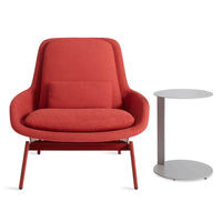 Field Lounge Chair in Craig Red - Angle 12