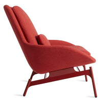 Field Lounge Chair in Craig Red - Angle 9