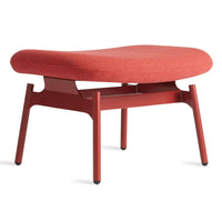 Field Ottoman in Craig Red - Angle 2