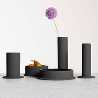 Flange Small Bowl in Black - Angle 6