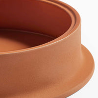 Flange Large Bowl in Terracotta - Angle 7