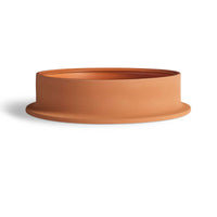 Flange Large Bowl in Terracotta - Angle 1