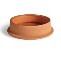 Flange Large Bowl in Terracotta - Angle 3