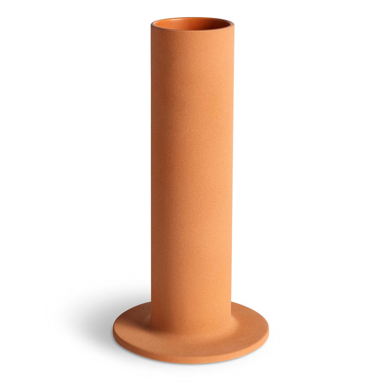Flange Medium Vessel in Terracotta - Angle 2