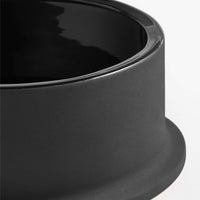 Flange Small Bowl in Black - Angle 7