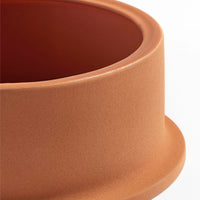 Flange Small Bowl in Terracotta - Angle 7