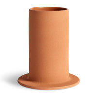 Flange Small Vessel in Terracotta - Angle 3