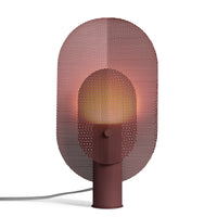 Filter Table Lamp in Oxblood - Angle 2