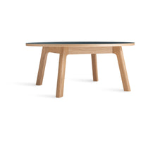 Apt Coffee Table in Navy Green / White Oak - Angle 3