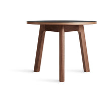 Apt Low Side Table in Black / Walnut - Angle 3