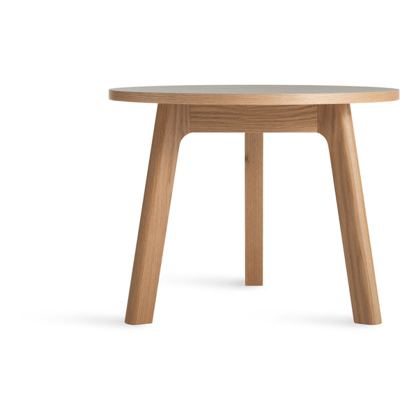 Apt Low Side Table in Putty / White Oak - Angle 1