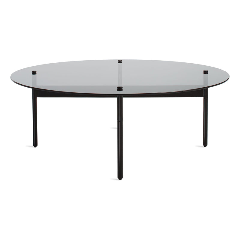 Flume Round Coffee Table in Black