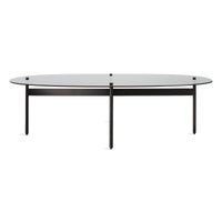 Flume Swoval Coffee Table en Black - ángulo 1