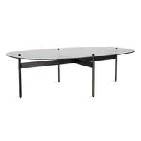 Flume Swoval Coffee Table en Black - ángulo 3