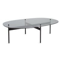 Flume Swoval Coffee Table en Black - ángulo 4