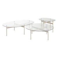 Flume Side Table in Putty - Angle 7