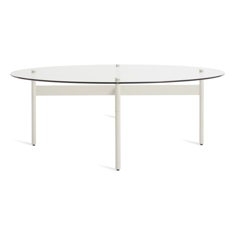 Flume Round Coffee Table in Putty