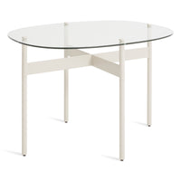 Flume Side Table in Putty - Angle 4