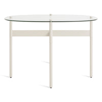 Flume Side Table in Putty - Angle 1