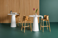 Circula Tall Side Table in Bubblegum - Angle 5