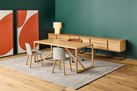 Chip Chair in Pewter - Angle 10