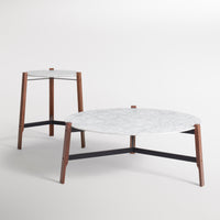 Free Range Side Table en Marble - ángulo 7