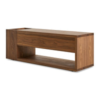 Go Forth Bench in Walnut - Angle 10