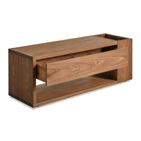 Go Forth Bench in Walnut - Angle 7