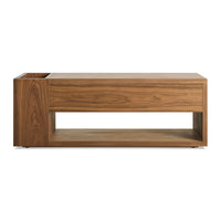 Go Forth Bench in Walnut - Angle 11