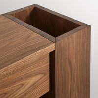 Go Forth Bench in Walnut - Angle 14