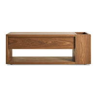 Go Forth Bench in Walnut - Angle 1
