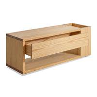 Go Forth Bench in White Oak - Angle 7