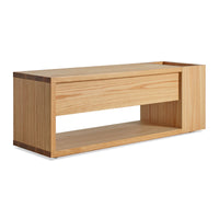 Go Forth Bench in White Oak - Angle 4