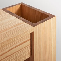 Go Forth Bench in White Oak - Angle 14
