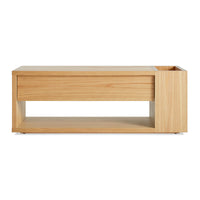 Go Forth Bench in White Oak - Angle 1