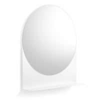 Glance Mirror in White - Angle 3