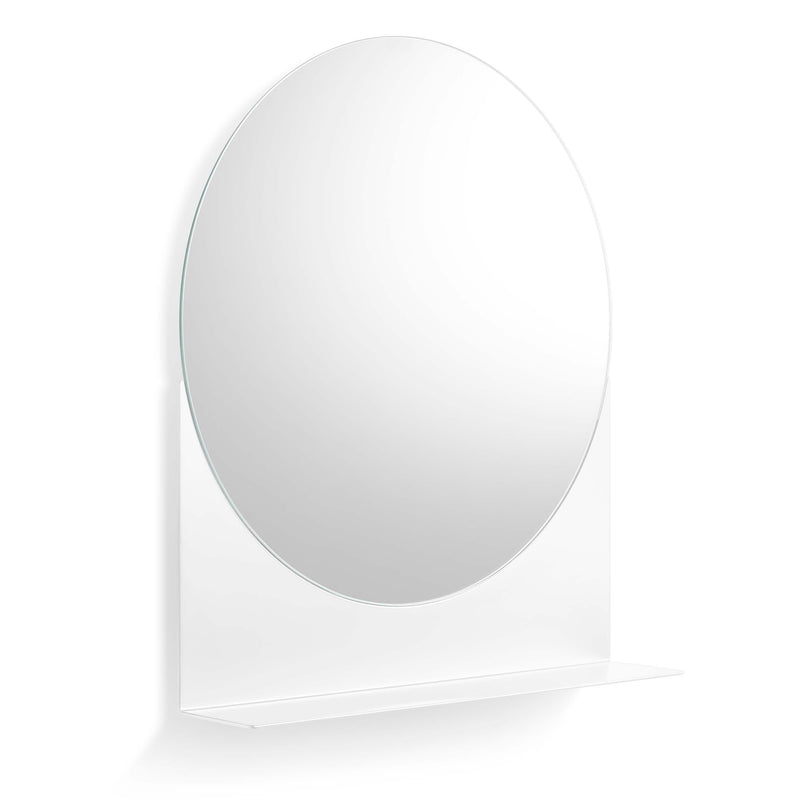 Glance Mirror in White - Angle 2
