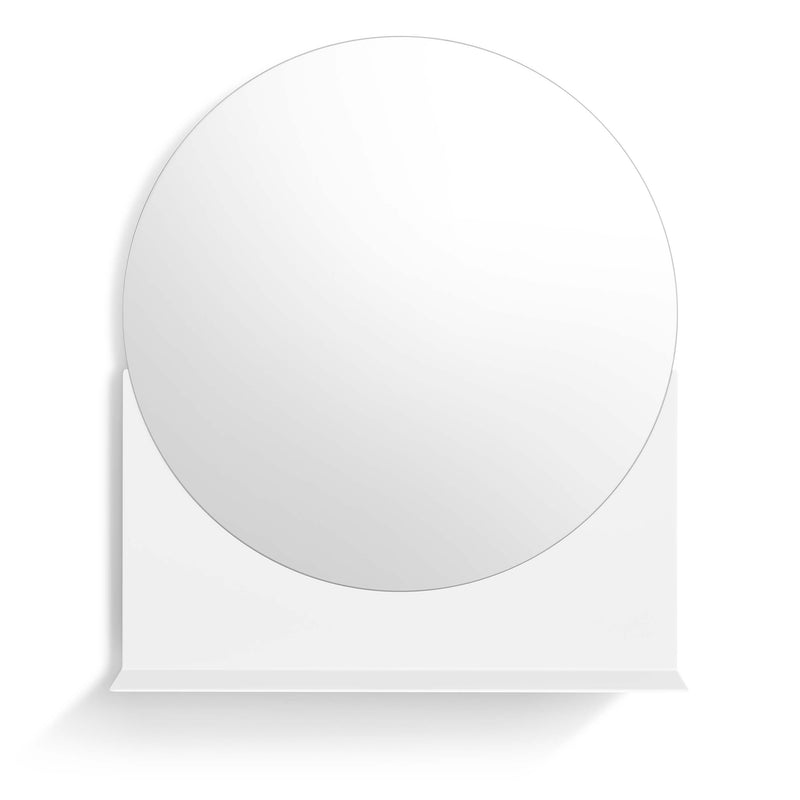 Glance Mirror in White