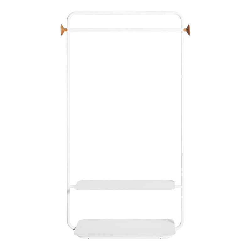 Garden Party Garment Rack in White - Angle 1