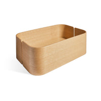 Garden Party Storage Box in White Oak - Angle 4