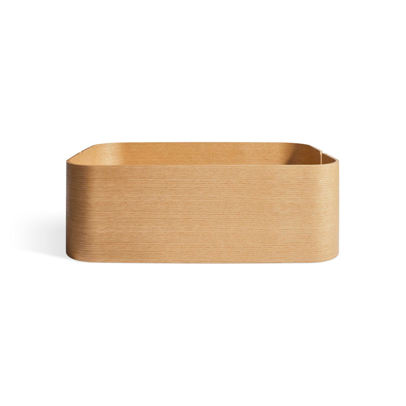 Garden Party Storage Box in White Oak