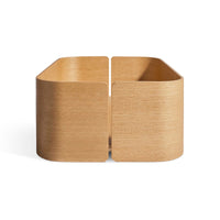 Garden Party Storage Box in White Oak - Angle 5