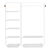 Garden Party Wardrobe System in White - Angle 1