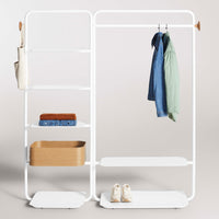 Garden Party Wardrobe System in White - Angle 5